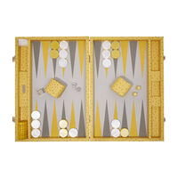 Yellow Ostrich Large Backgammon Set, small